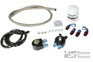 Maximum Motorsports Oil filter relocation kit, 96-03 mod motor, severe