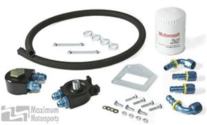 Maximum Motorsports Oil filter relocation kit, standard, 1999-02 mod. Engine