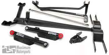 Maximum Motorsports HD Torque Arm, Panhard and std. Control arms, 1979-93 Mustang