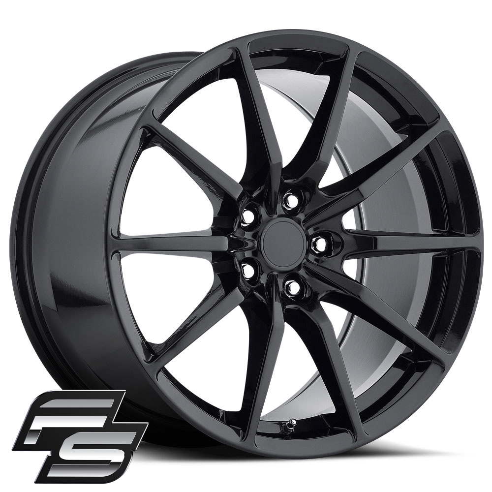 MRR M350 Wheels, 19x11, Black, 2005+ Mustang