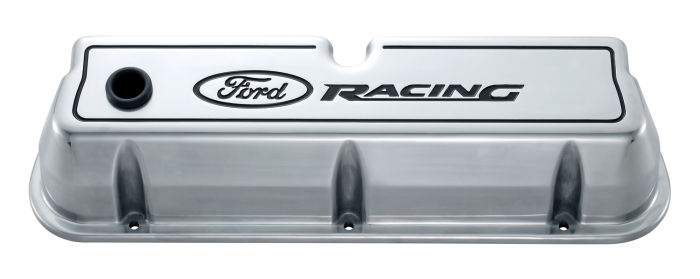 Ford Racing valvecovers, tall polished aluminum
