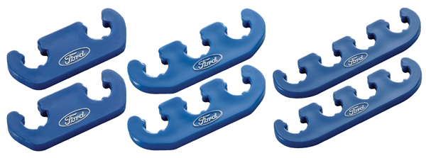 Ford Performance 9mm wire seperators, Blue