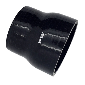 Silicone coupler 4.0 in. - 3.0 in. reducer, 3 in. long