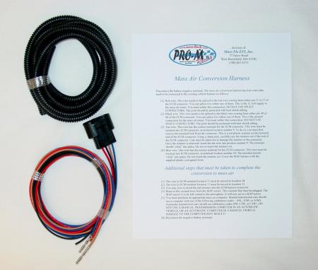 Pro-M Mass Air conversion wiring harness