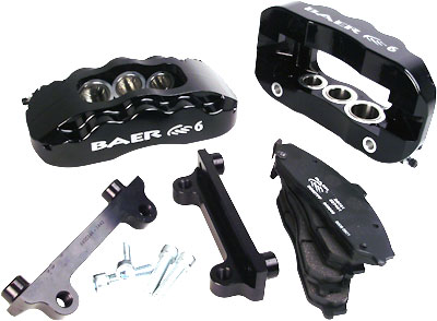 BAER PRO UPDATE Black, front, TRACK w-14-mm brackets