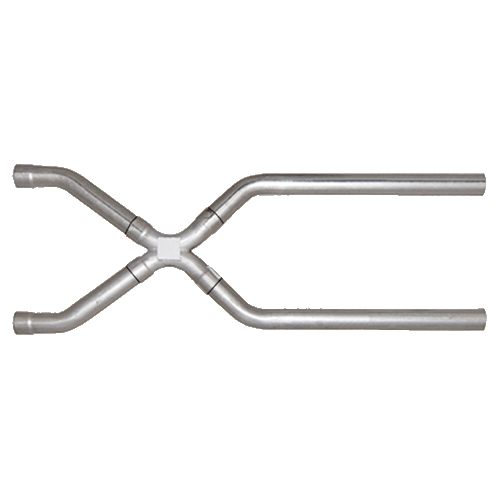 Pypes X-pipe, 2.5 inch stainless steel, universal kit