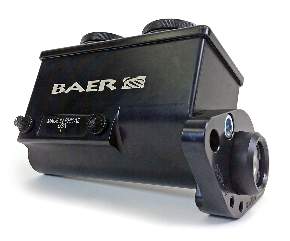 Baer ReMaster Master Cyl Assembly, black anodized,15/16 bore,right port