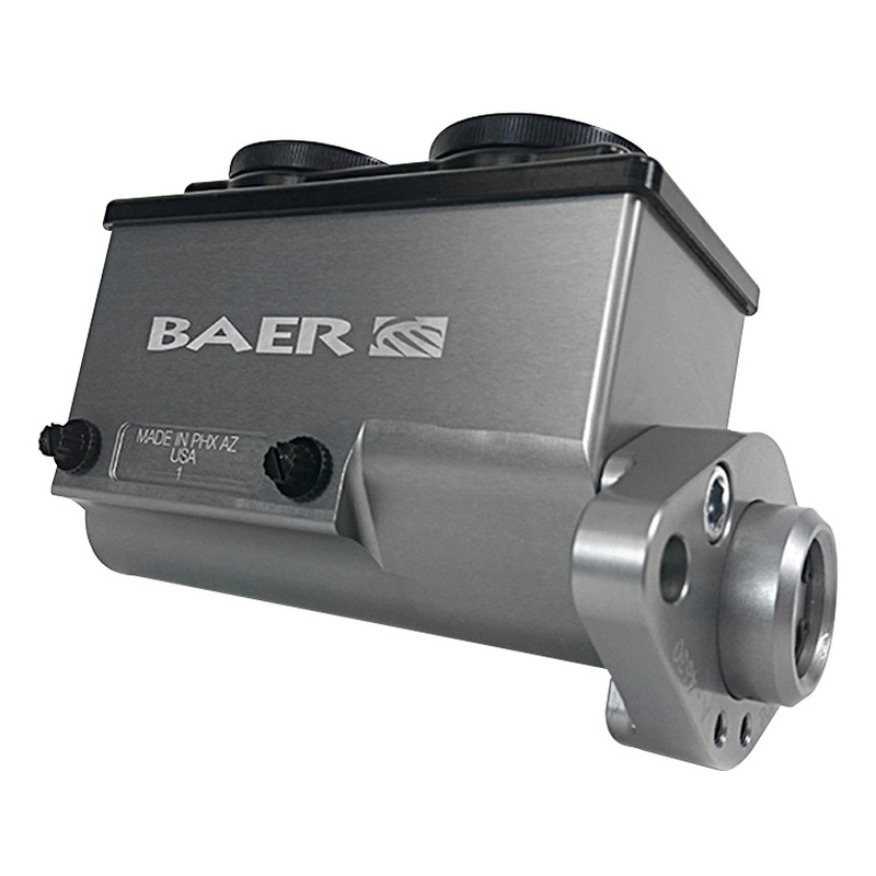 Baer ReMaster Master Cyl Assembly, gray anodized,15/16 bore,left port