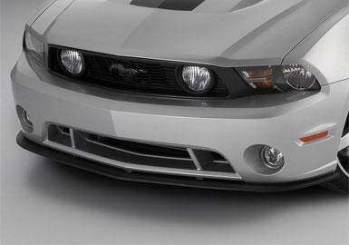 Roush front splitter for Roush front fascia, 2010-12 Mustang