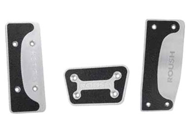 Roush Billet Pedal Kit w/ Rubber Grips, Auto Trans, 2011-2014 Mustang 3.
