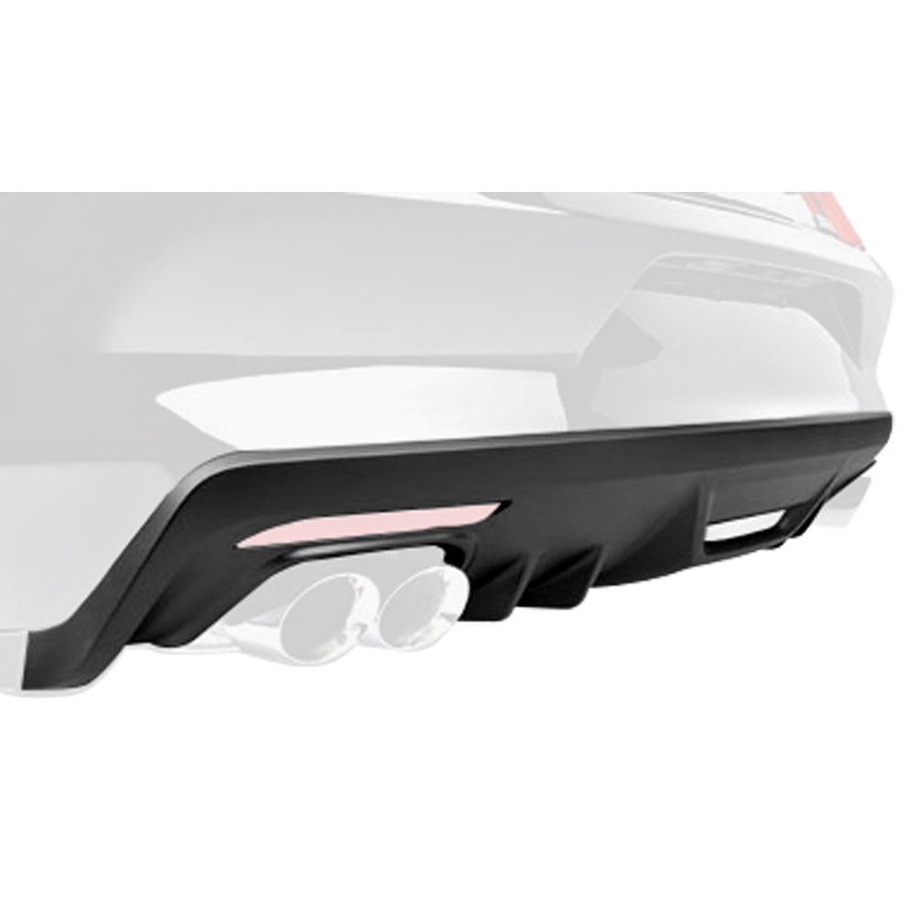 Roush Rear Fascia Valance (RAW - Black), 2015-17 Mustang 5.0L / 2.3L