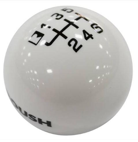 Roush Shift Knob - White, 2015+ Mustang 5.0L / 3.7L / 2.3L