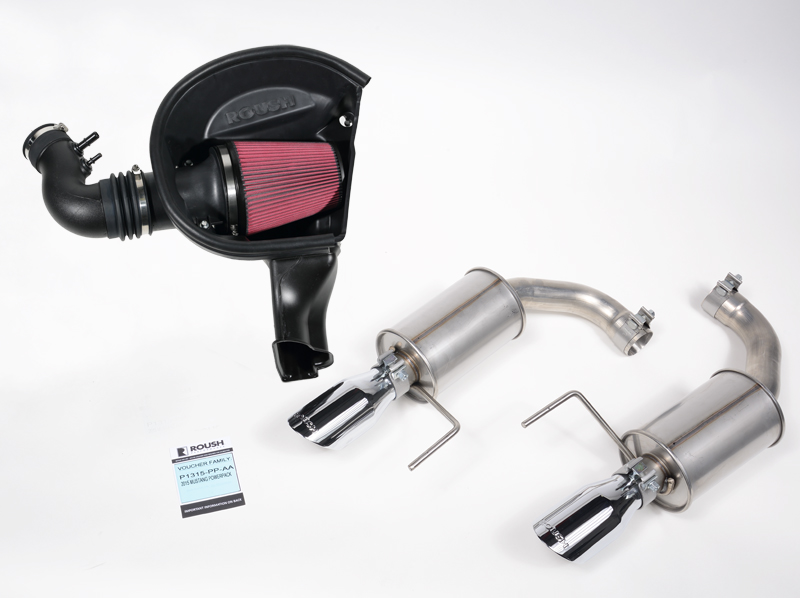 Roush Power Pack Level 2 Intake, Exhaust, Tune - 2015-17 Mustang V6