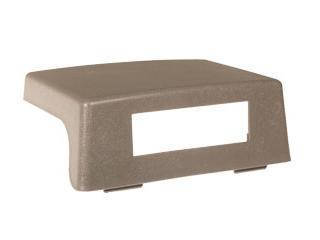 Scott Drake Armrest Delete for Console, Grey, 1987-93 Mustang