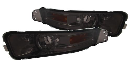 Front bumper parking lights, smoked, 2005 - 2009 Mustang