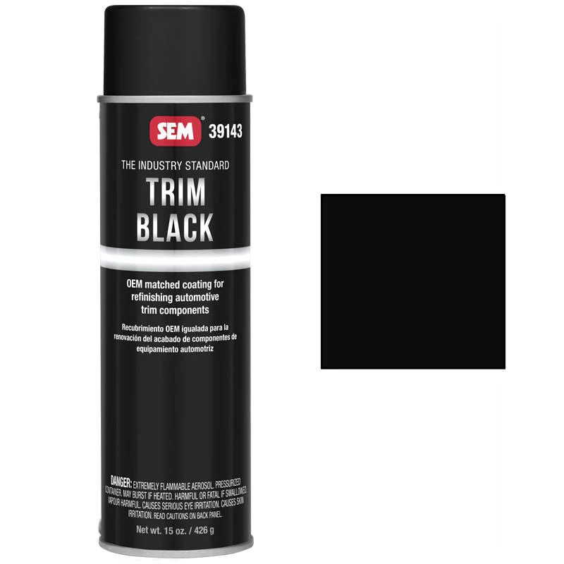 SEM Exterior Trim paint, black