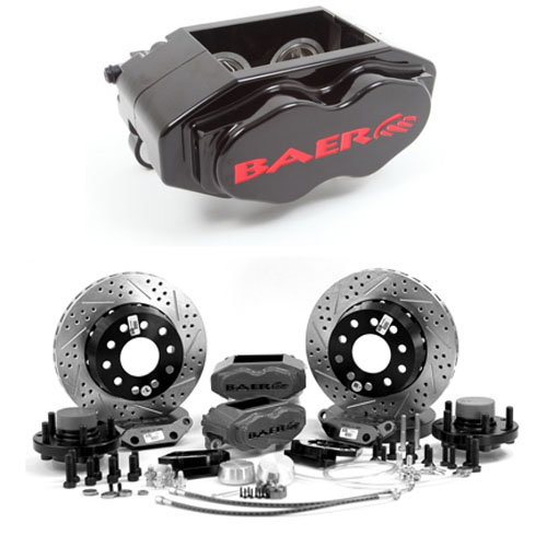 Baer SS4+ 13, Rear, - General Fit GM 10 or 12 bolt ,S4 Black