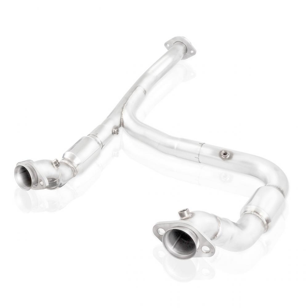 Stainless Works Downpipe with high flow cats, 2015-2020 F150 2.7 Ecoboost