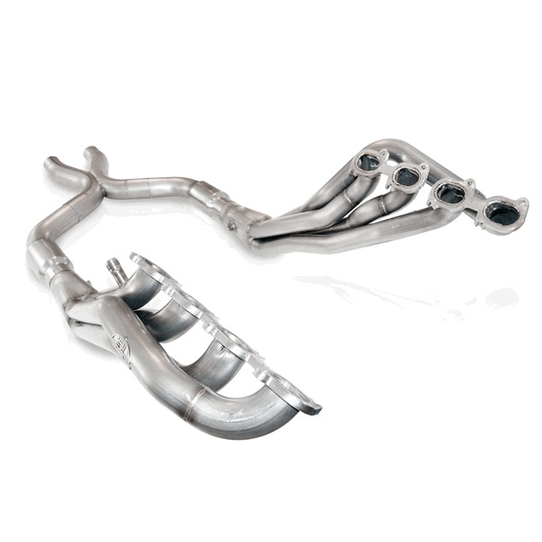 Stainless Works Ford Shelby GT500 2007-14 Headers: Catted X-Pipe