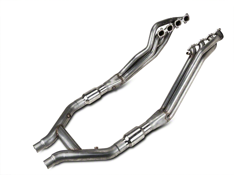 Stainless Works Ford Shelby GT500 2007-10 Headers: Catted H-Pipe