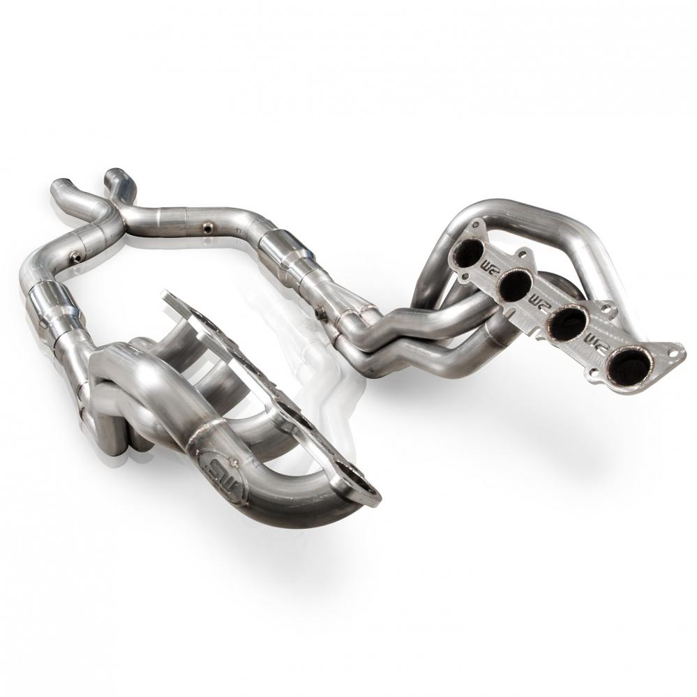 Stainless Works Ford Mustang GT 2011-14 Headers: 1-7/8 with Catted X-Pipe