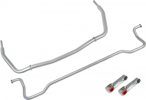 Steeda Swaybar kit, front and rear with billet links, 2005-10 Mustang, GT500