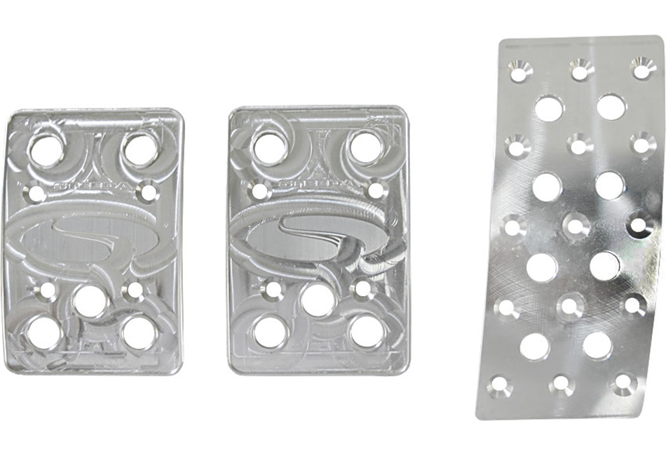 Steeda Aluminum pedal covers 3, 1979 - 2004 Mustang