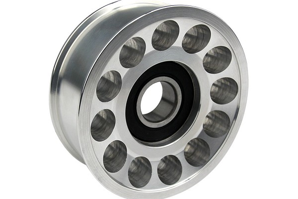 Steeda Tensioner pulley, billet aluminum, 79-93 Mustang