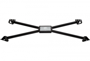 Steeda Chassis X-Brace, behind the rear seat, 2005-14 Mustang hardtop