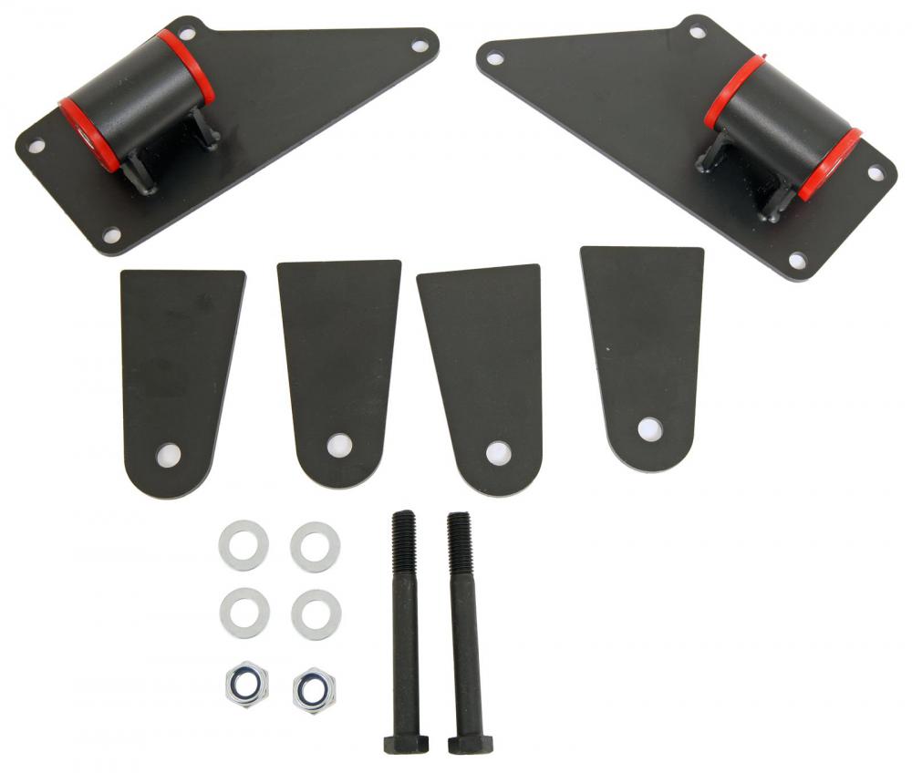 Steel engine swap mount kit, poly bushings, 7.3 Godzilla