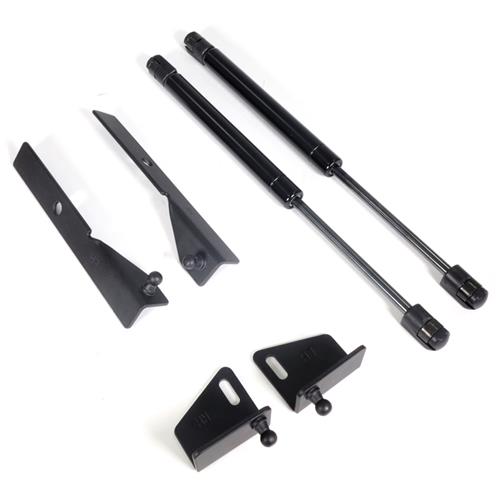 Hood Strut Lift Kit, Black, 1979-93 Ford Mustang