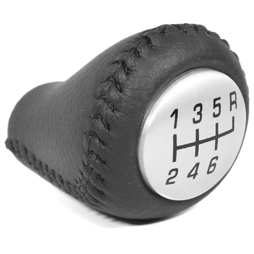 SVE Shift knob, 03/04 Cobra style leather, 6 speed