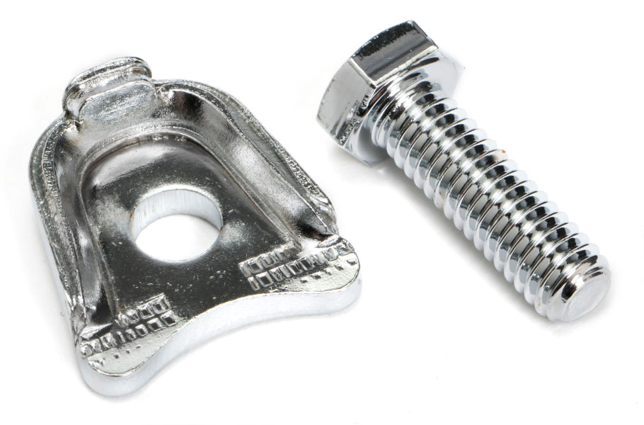 Chrome Distributor Hold-down Clamp