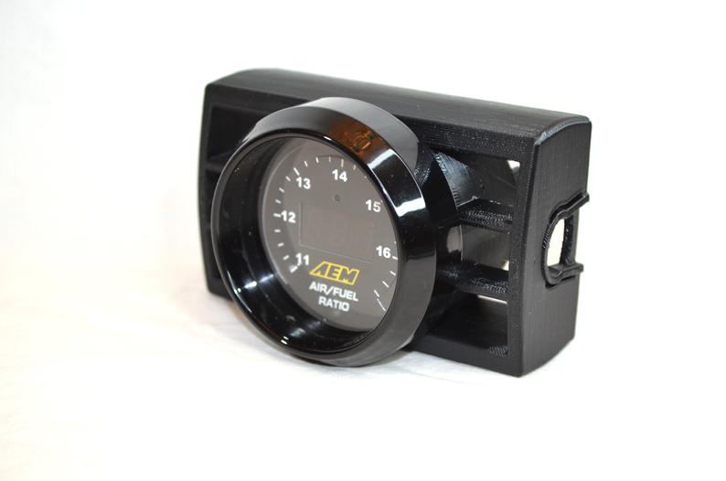 Center Vent Gauge Pod for 2 1/16 in. gauge, 1987-93 Mustang