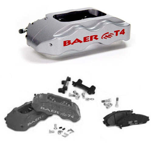 BAER TRACK-4 UPGRADE Silver, front, TRACK w-14-mm brackets