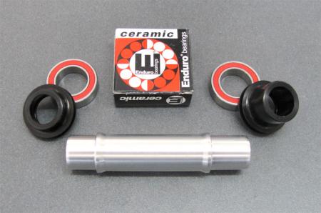 WMS 15mm Axle Conversion kit, DT Swiss 240s front QR hub, center lock disc