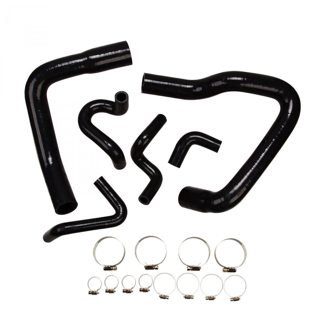 WMS Silicone Hose kit, 1986-93 Mustang, black