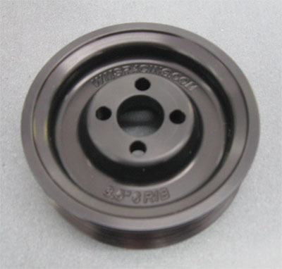 WMS Saleen Supercharger Pulley, 3.2 9-10lbs boost, 2005-09 Mustang