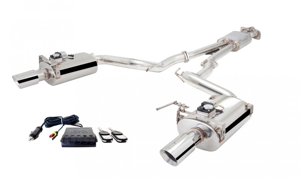 Xforce 3 Cat-Back Exhaust, Oval Varex Mufflers, 2015-2017 Mustang GT